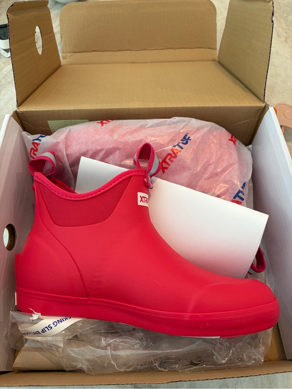 Women's Pink Waterproof Rain Boots